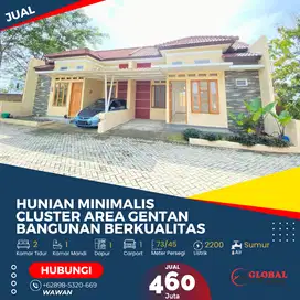 Hunian Cantik Minimalis Cluster Gentan