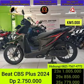 Beat CBS PLUS 2024 (Motor Bekas Berkualitas)