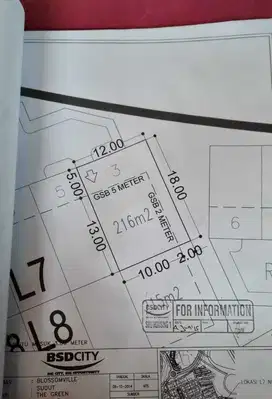 Dijual Kavling Hoek Banci di The Green, BSD City
