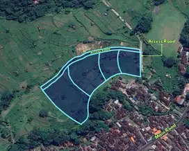 Huge land of 3 Ha offers natural views for lease in Karangasem