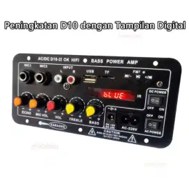 Ampli D10 kuat angkat salon 12inc