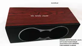 SPEAKER  CENTER MISSION  SPEAKER CENTER MISSION MX300 1PCS 2 way refel
