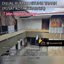 Rumah Hitung Tanah Jalan Raya Legundi Grand City Ambengan Surabaya