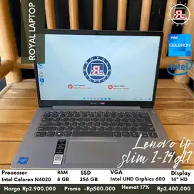 Laptop Lenovo Ideapad Slim1-14GL7 garansi SC ON
