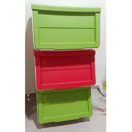 Olymplast storage solution OSS hijau merah