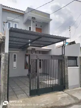Rumah baru siap huni Gilingan banjarsari Solo
