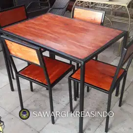 Menjual Meja Dan Kursi Cafe, Meja Kantin,Kursi Taman Sawargi Kreasindo