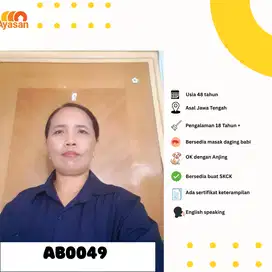 PRT / Maid / Suster / Nanny Newborn Baru Lahir / Bisa Inggris