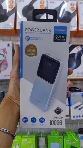 POWER BANK 10.000mAh VIVAN VPB-D10