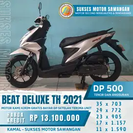 Mulai Dari DP 500k order motor BEAT DELUXE TH 2021 syarat ktp dan kk