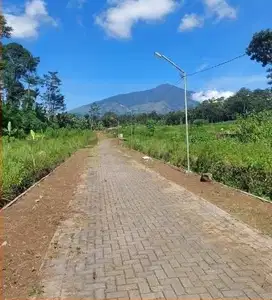 Tanah Kavling Murah Malang di Ketindan Lawang View Gunung Arjuna