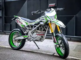 KLX D TRACKER 150 SUPERMOTO SIAP GAS TOURING TRABAS TRAIL