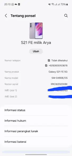 SAMSUNG S21 FE 8/128 FULLSET NOMINUS