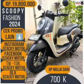 ALL NEW  SCOOPY FASHION 2024 SECOND LIKE NEW