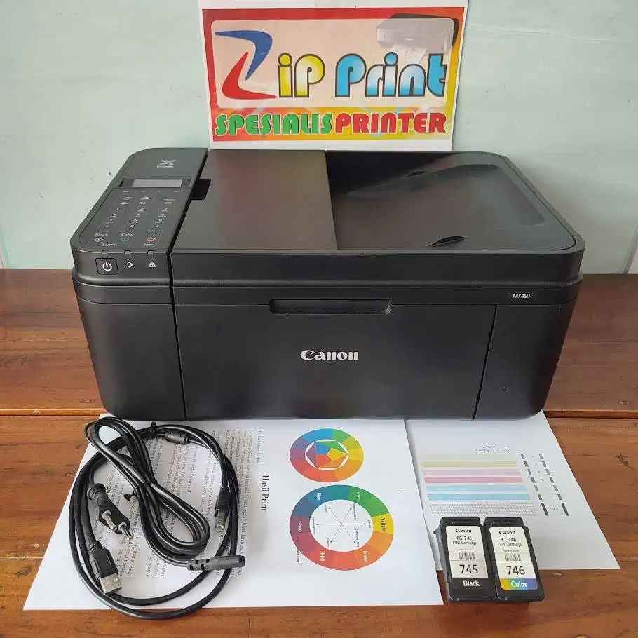 Printer Scan Copy F4 Canon MX497 ADF