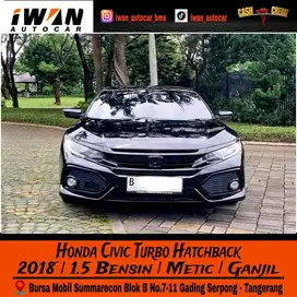 2018 Honda Civic 1.5 E Turbo Hatchback – Hitam, Irit, Kencang!