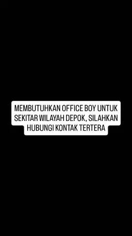 OFFICE BOY SEKOLAH
