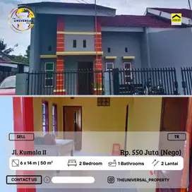 Dijual Rumah Minimalis 2Lt Jalan Kumala II Siap Huni TR