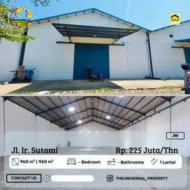 Disewakan Gudang 1LT Ir Sutami Makassar Lokasi Strategis Pergudangan