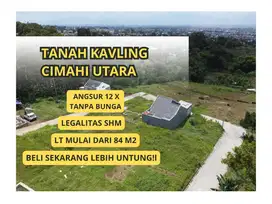 Tanah Kavling SHM Cimahi Utara Akses Jalan Cor Beton