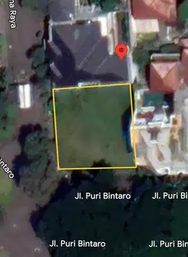 Dijual cepat kavling siap bangun hook di puri bintaro sektor 9