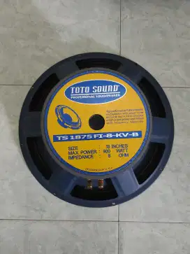 Jual speaker Toto Sound 18 inch TS 1875 FI-8-KV-B