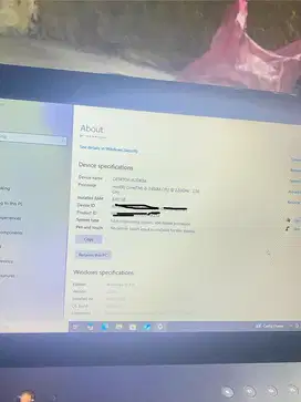 Laptop lenovo . Jual bu