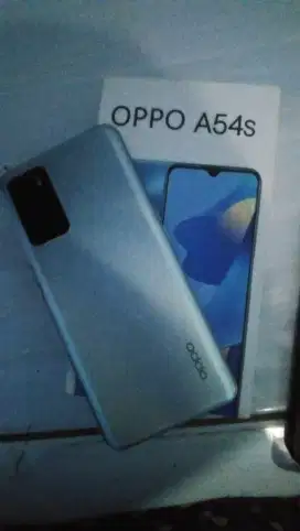 Jual cepat handphone Oppo A54s, masih bagus dan mulus