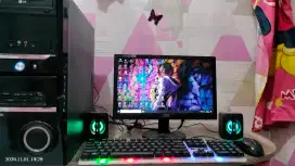 PC GAMING DESIGN I5 + LCD 16 + RAM 8 GB + HD 500 GB + GAMES FILM APP