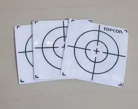 jual stiker target topcon 4cm x4cm