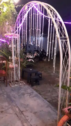 Gate & tempat lampu jalan masuk Wedding / Cafe / Taman Rumah