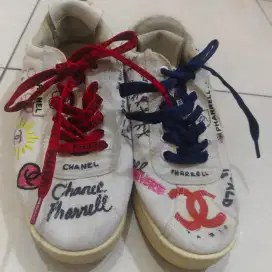 Preloved sepatu Chanel wanita size 36 Premium