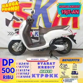 Promo dp 500 bawa pulang scoopy 2024
