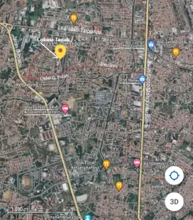 Tanah Cirebon - 2000m2 (150x15m) Cideng, Kab. Cirebon
