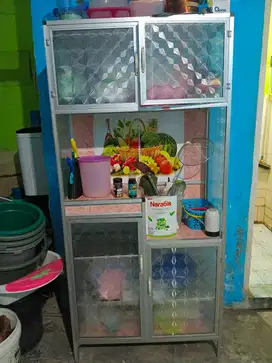 Rak piring Aluminum-Kaca-keramik