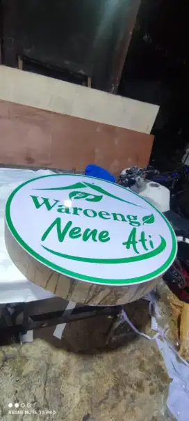 Neon box, huruf timbul acrylik custom