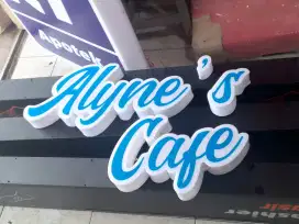 Neon box, huruf timbul LED acrylik custom
