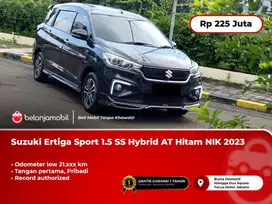 [TANGANPERTAMA] Suzuki Ertiga Sport 1.5 SS Hybrid AT Hitam 2023/2024