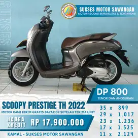 Mulai Dari DP 800k order motor SCOOPY KEYLESS 2022 syarat ktp dan kk