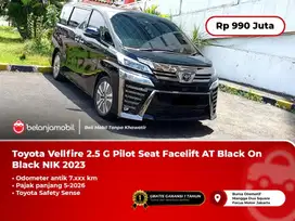 [ LOW KM 7RB ] Toyota Vellfire 2.5 G TSS Pilot Seat AT Black 2023/2024