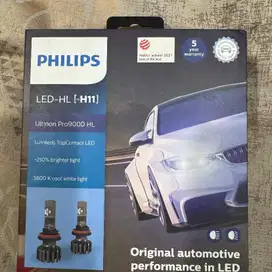 Lampu mobil ledhl h11 ultinon pro9000 hl5800k philips
