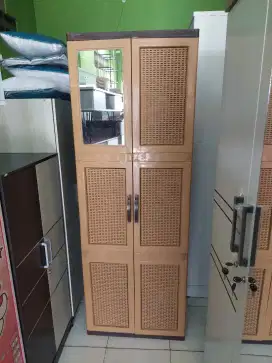 Lemari plastik 2pintu kipas napoly