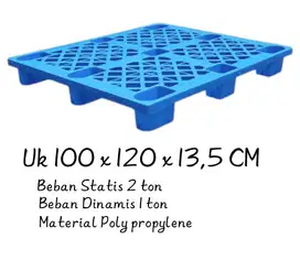 Pallet plastik bekas dan baru palet