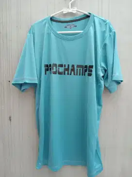 Kaos olahraga ukuran XL dewasa buat badminthon dll