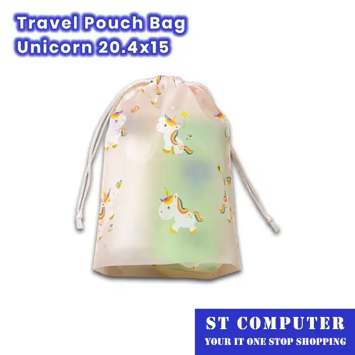 Travel Pouch Bag Unicorn 20.4x15 Isi 6