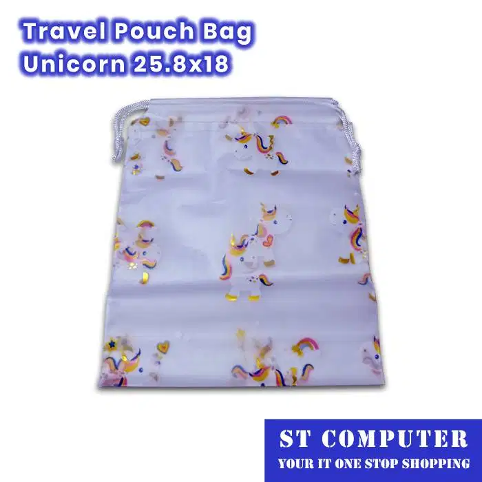 Travel Pouch Bag Unicorn 25.8x18 Isi 6