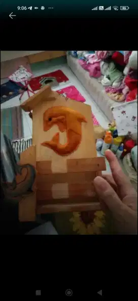 Rak gantung kayu masih layak pakai