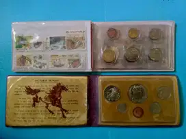 Buklet Uang asing dan perangko singapore, Malaysia