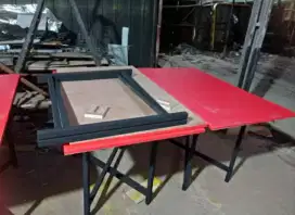 Meja lipat meja cafe meja makan portable meja bongkar pasang