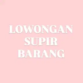 LOWONGAN SUPIR BARANG